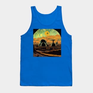 Starry Night in Mos Eisley Tatooine Tank Top